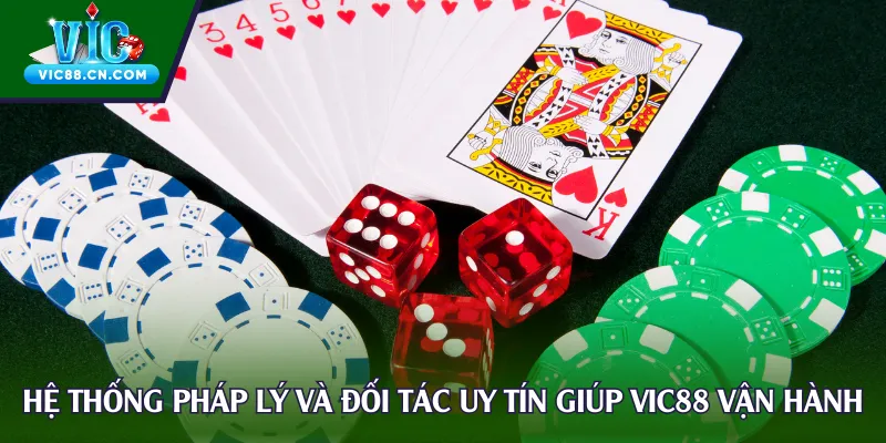 Hệ thống pháp lý và đối tác uy tín giúp Vic88 vận hành