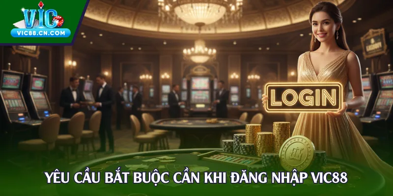 Những yêu cầu bắt buộc cần đáp ứng trước khi đăng nhập Vic88