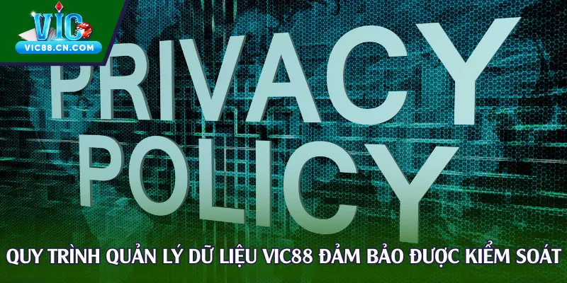 Quy trình quản lý dữ liệu Vic88 đảm bảo được kiểm soát